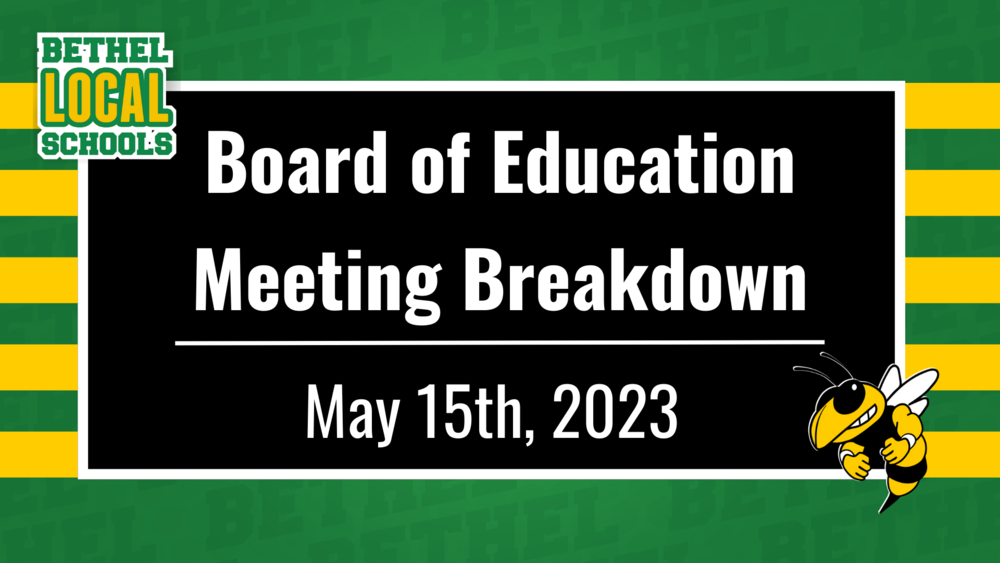 Board of Education Meeting Breakdown