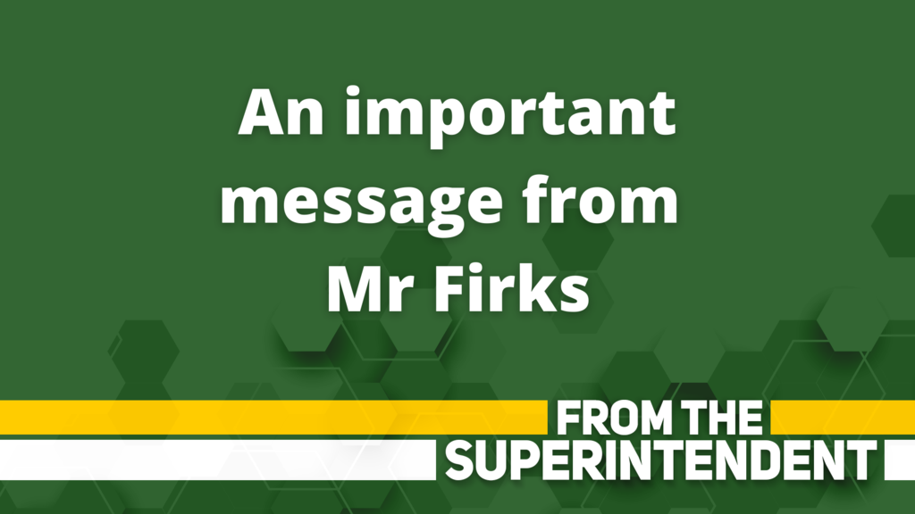 Message From Mr Firks Graphic