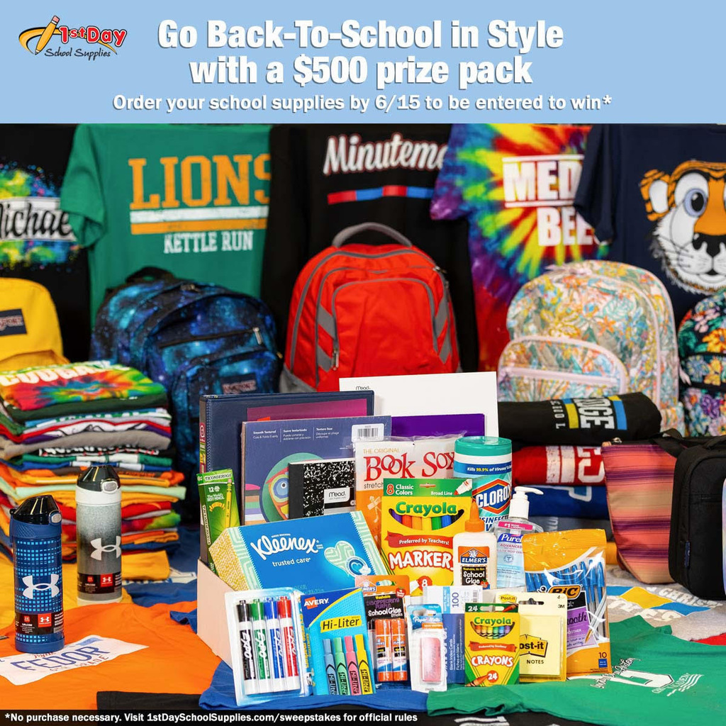 1st Day School Supply image