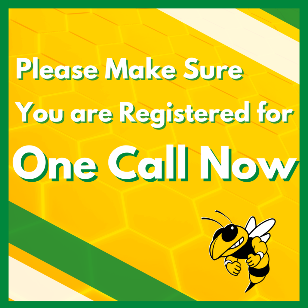 Please Register for One Call Now
