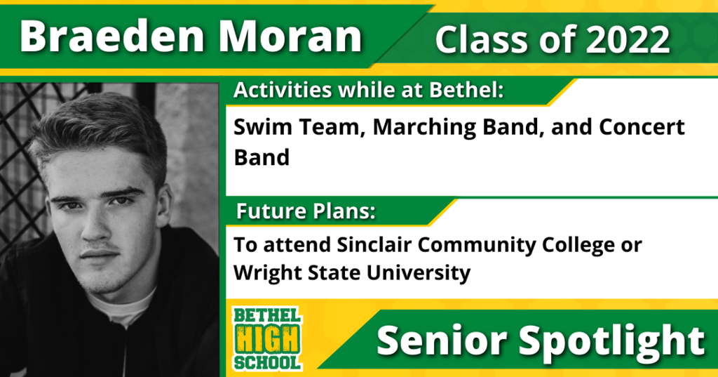 Senior Spotlight - Braeden Moran