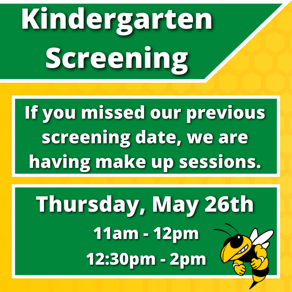 Kindergarten Screening Make Up Session
