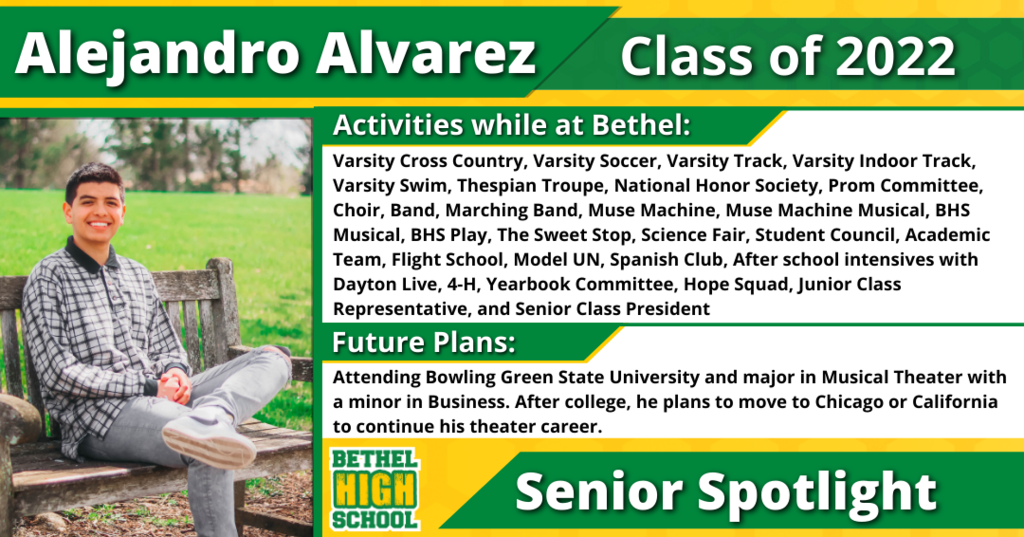 Senior Spotlight - Alejandro Alvarez