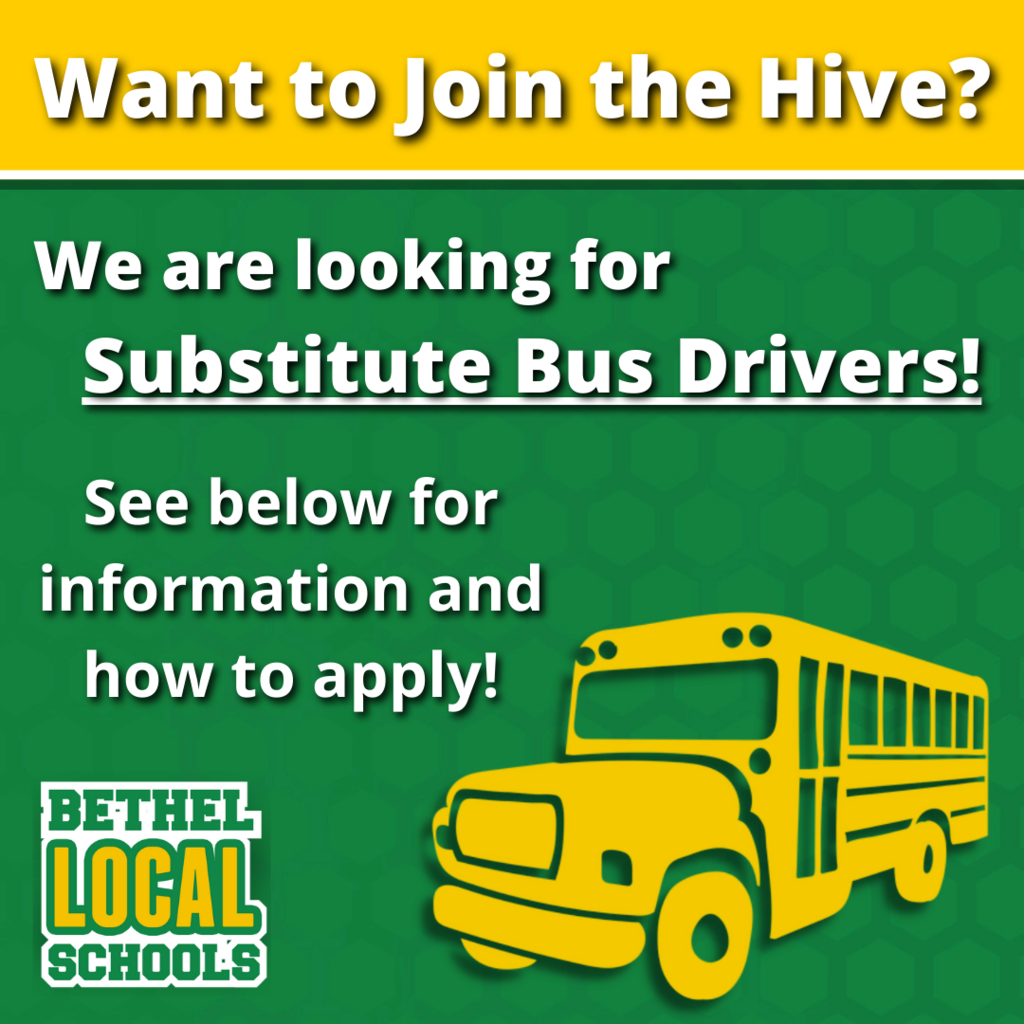 Substitute Bus Drivers Needed!