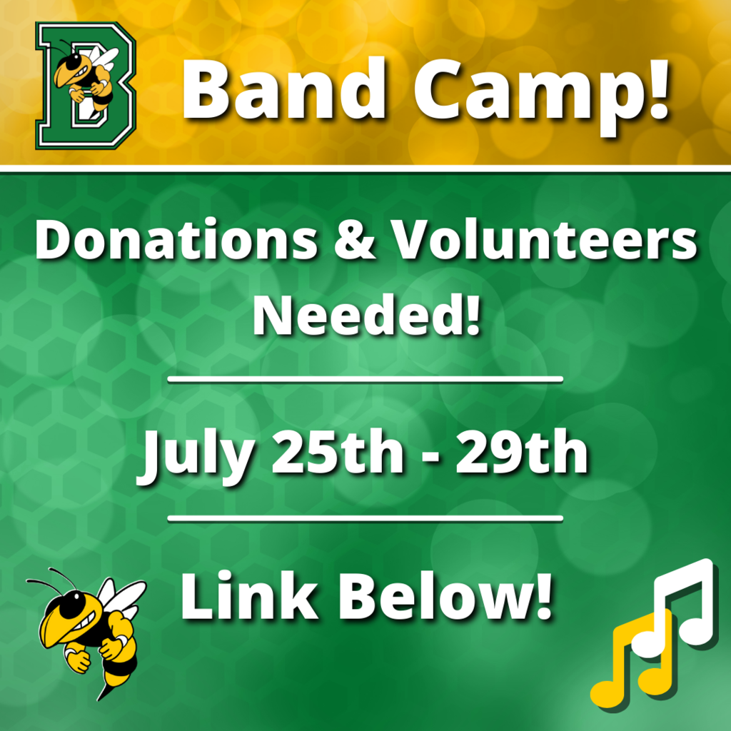 Band Camp Donation Sign Up