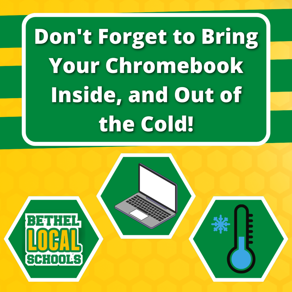 Chromebook Keep out of Cold