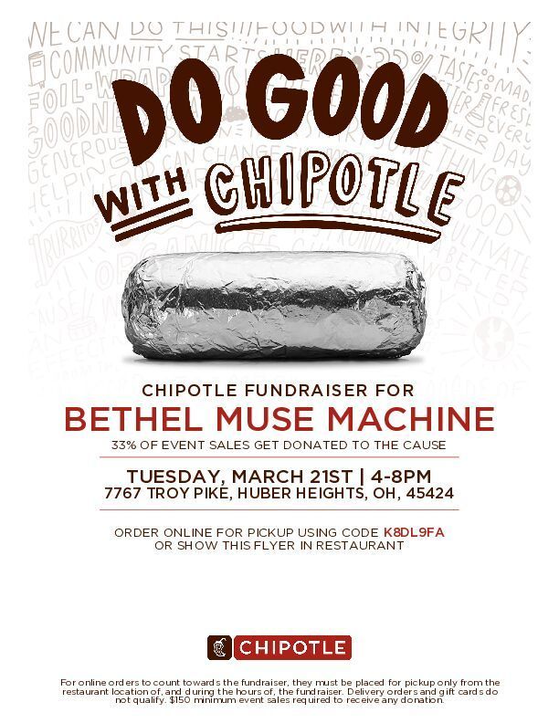 Chipotle Muse Fundraiser