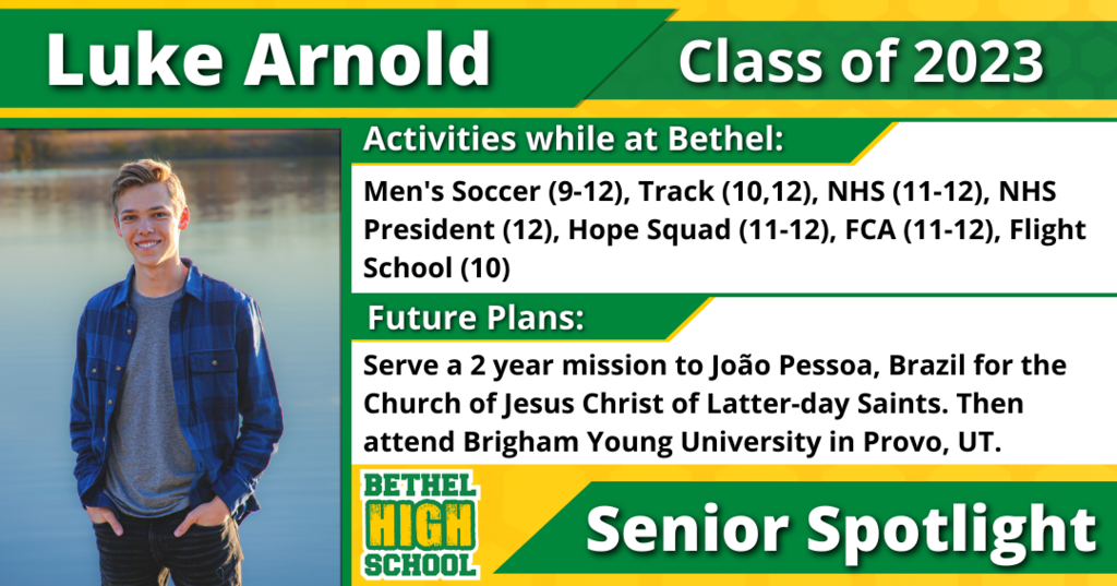 Senior Spotlight - Luke Arnold