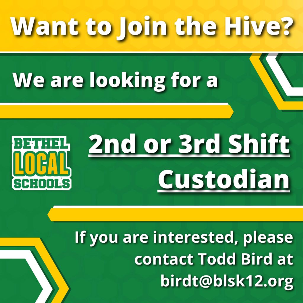 2nd/3rd Shift Custodians Wanted